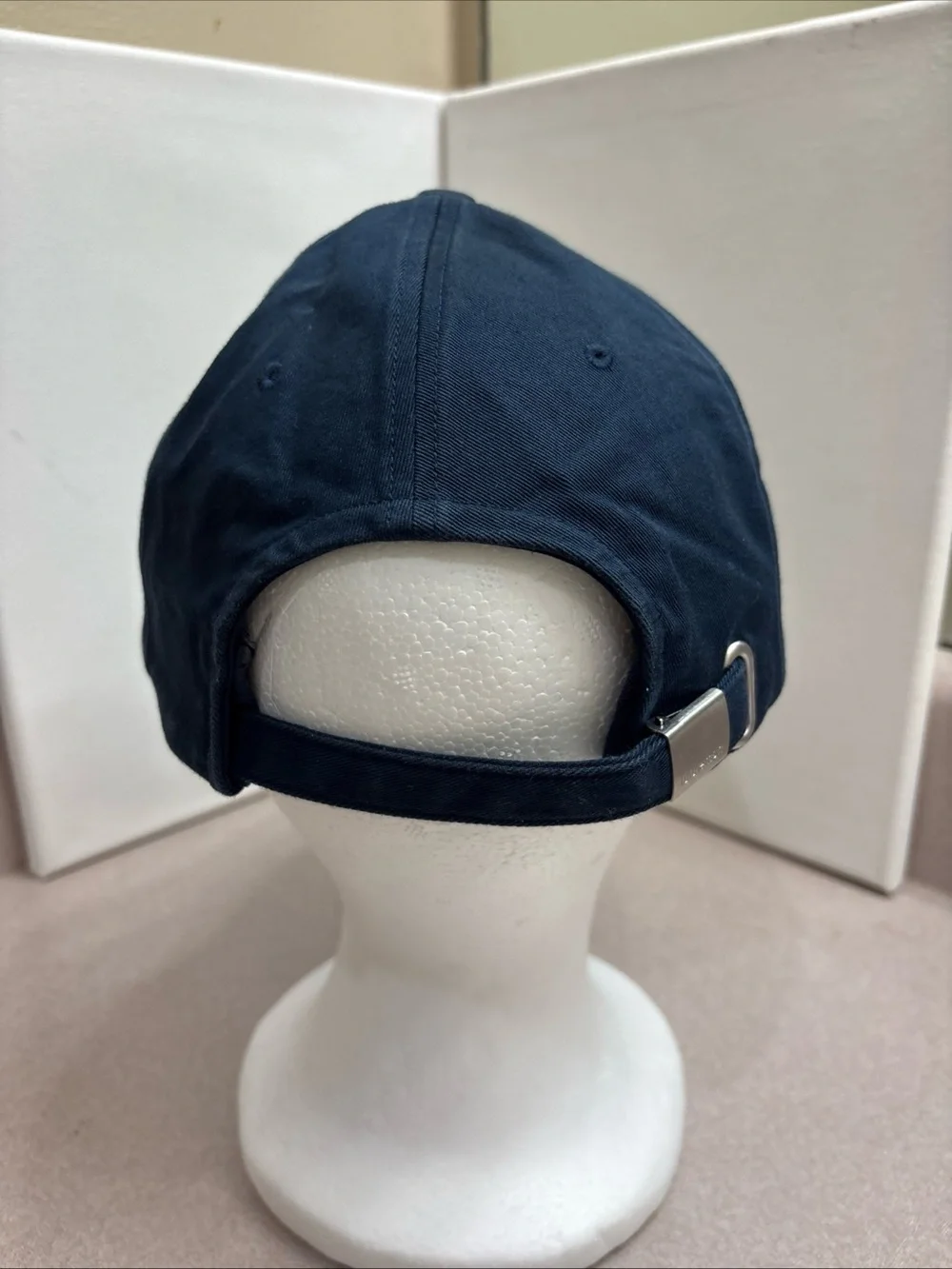 Lululemon Hat Cap Unisex Strapback Adjustable Blue Preppy Logo Minimalist LG XL